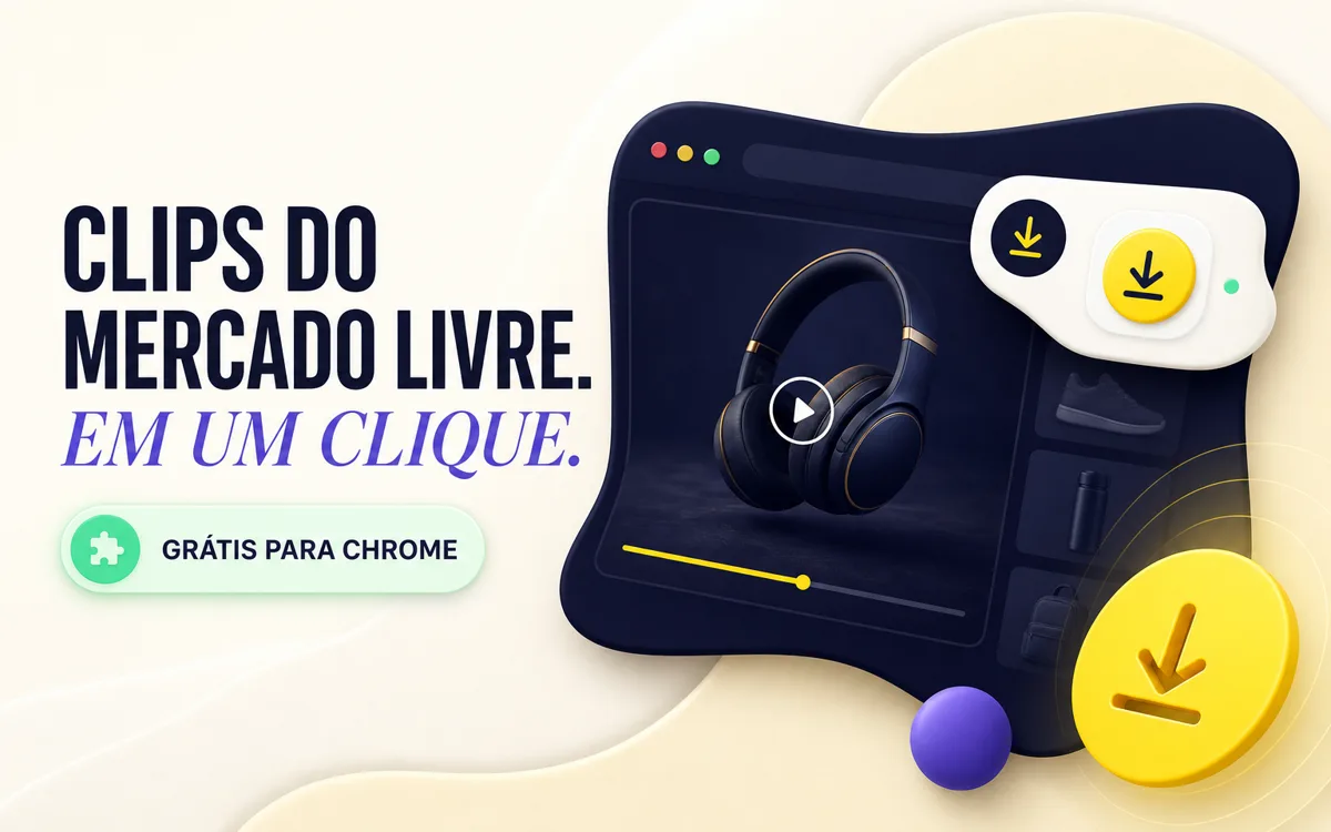 Página inicial do projeto ML Clips Downloader